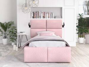 miniaturka Łóżko z panelami tapicerowanymi MIRIAM