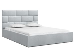 Komfortowe tapicerowane łóżko ze stelażem RIVER