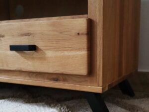 miniaturka Mała Szafka RTV na Nóżkach Dąb PAROS LOFT