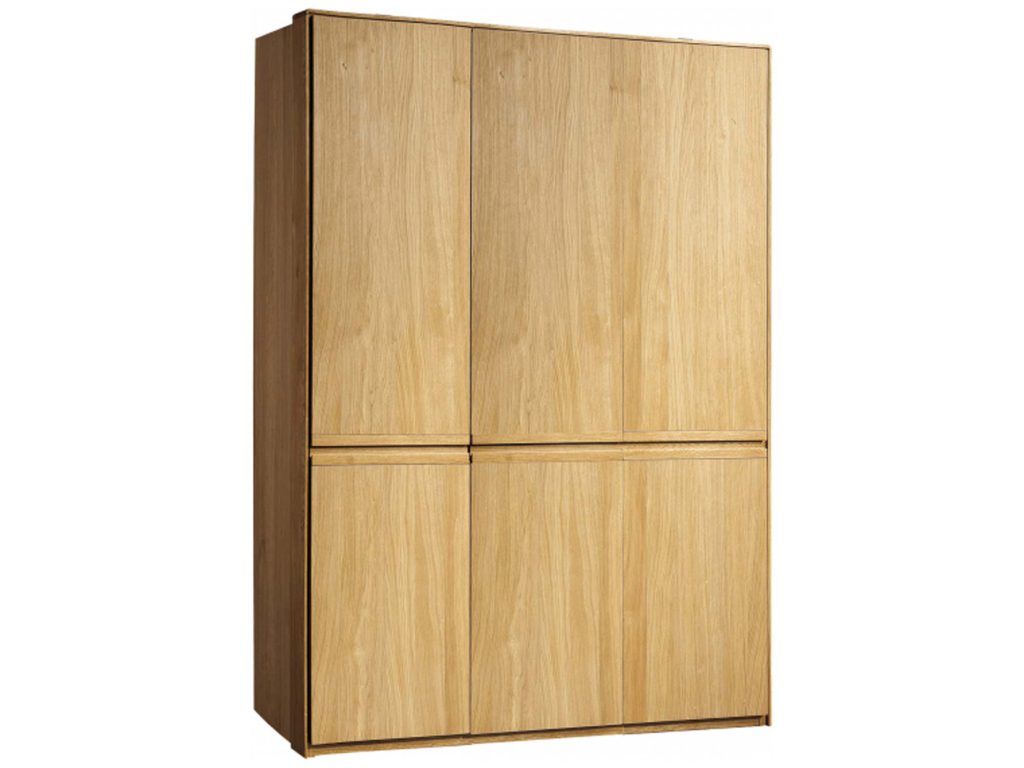 Trzydrzwiowa szafa dębowa Atlanta Typ 4