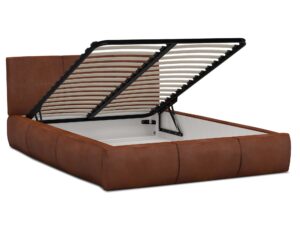 miniaturka Łóżko tapicerowane stelaż+materac SKYE