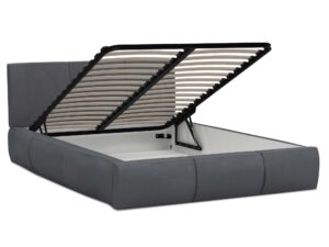 miniaturka Łóżko tapicerowane stelaż+materac SKYE