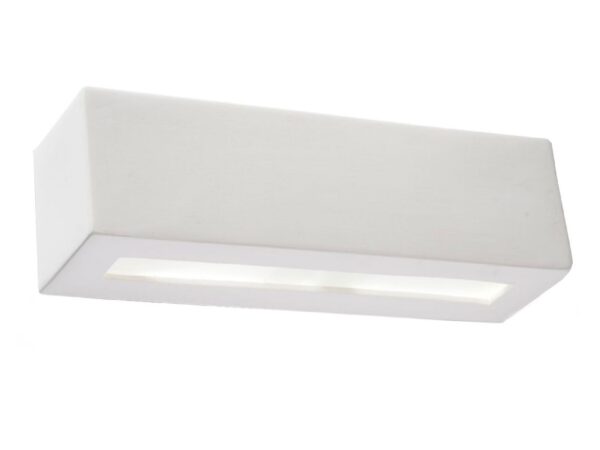 Biały nowoczesny kinkiet LED do jasnych, eleganckich wnętrz