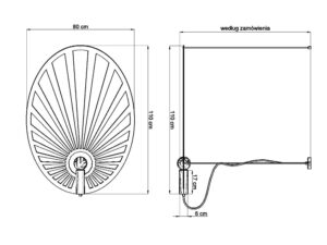 miniaturka Minimalistyczna Lampa Wisząca LIVIA Biały