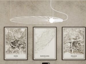 miniaturka Minimalistyczna Lampa Wisząca LIVIA Biały