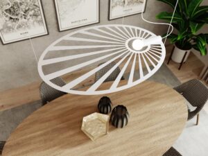 miniaturka Minimalistyczna Lampa Wisząca LIVIA Biały