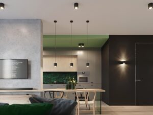 miniaturka Plafon z Cylindrycznym Kloszem OCEANUS 1 Antracyt