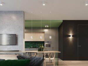 miniaturka Plafon z Cylindrycznym Kloszem OCEANUS 1 Antracyt