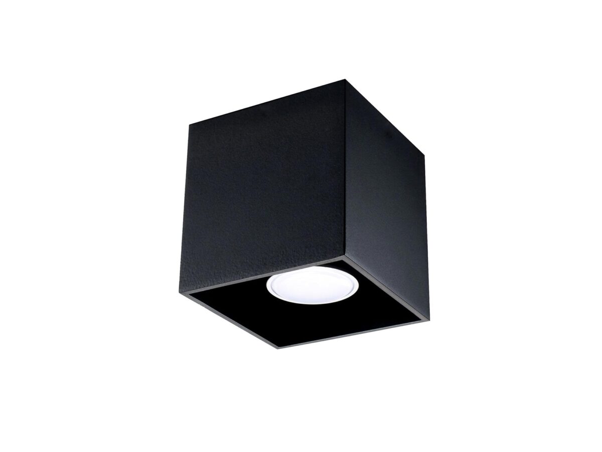 Uniwersalny Plafon QUARK 1 w Kolorze Antracytu