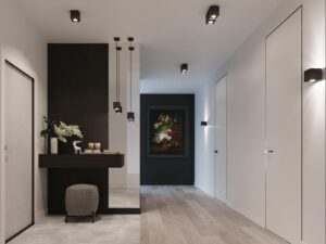 miniaturka Uniwersalny Plafon QUARK 1 w Kolorze Antracytu