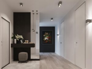 miniaturka Uniwersalny Plafon QUARK 1 w Kolorze Antracytu