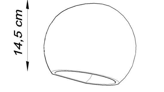 miniaturka Okragły Kinkiet Ceramiczny Nastrojowy GISELA