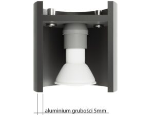 miniaturka Minimalistyczny Kinkiet Antracytowy OCEANUS 1