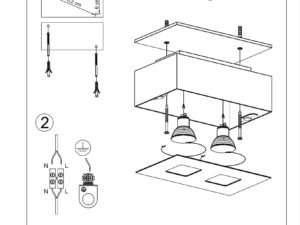 miniaturka Lampy Sufitowe 2 Żarówki MISTICA 2