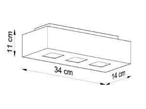 miniaturka Lampy Sufitowe MISTICA 3 Minimalizm