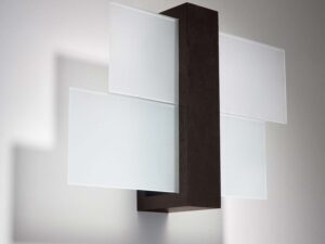 miniaturka Skandynawski Kinkiet z Drewnem XYLON 1