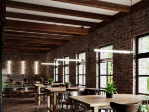 miniaturka Czarna Stalowa Lampa Wisząca VIBRANT