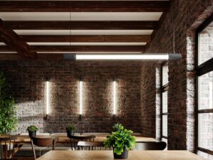 miniaturka Czarna Stalowa Lampa Wisząca VIBRANT