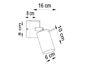 miniaturka Kinkiet RING 1 Regulowany