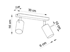 miniaturka Nowoczesny Plafon RING 2 do loftu