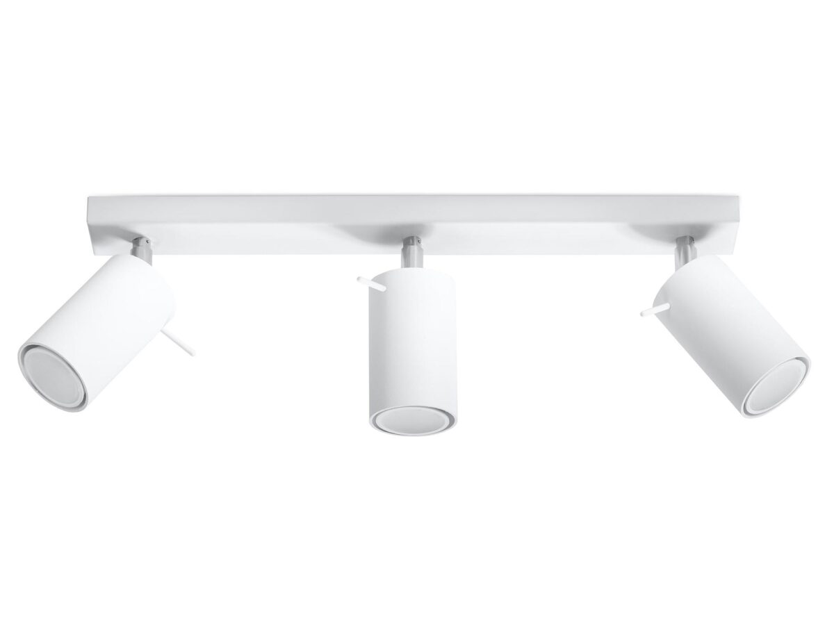 Plafon RING 3 z chromowanymi przegubami