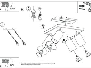 miniaturka Regulacja światła Plafon RING 4