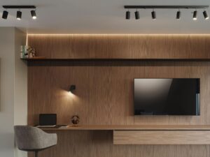 miniaturka Plafon RING 3 z chromowanymi przegubami