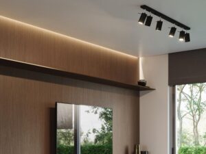 miniaturka Plafon RING 3 z chromowanymi przegubami