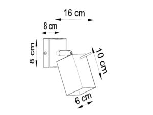 miniaturka Industrialny Kinkiet Regulowany MELIA 1