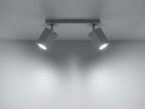 miniaturka Plafon 2-żarówkowy surowy design MELIA 2