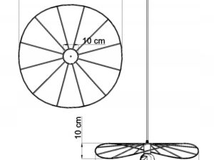 miniaturka TITANIA 70 Lampa Czarna Styl Minimalistyczny Stal