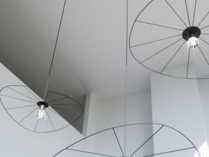 miniaturka TITANIA 70 Lampa Czarna Styl Minimalistyczny Stal