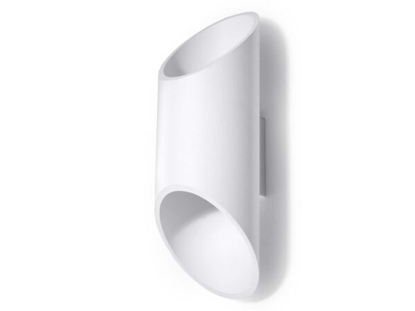 Tuba ścienna LED w białym kolorze