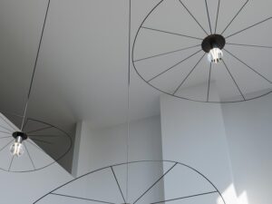 miniaturka Czarna Lampa Sufitowa TITANIA 110 Styl Minimalistyczny