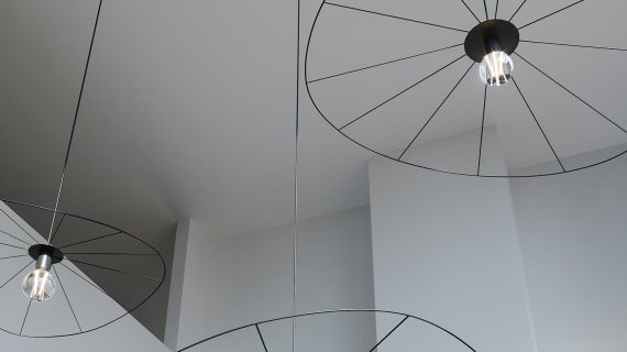 miniaturka Czarna Lampa Sufitowa TITANIA 110 Styl Minimalistyczny