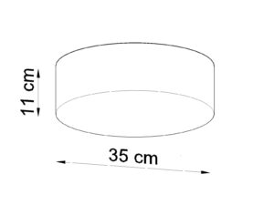 miniaturka Stylowy Plafon do Wnętrz INFINITO 35