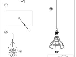 miniaturka Futurystyczne Oświetlenie Wiszące EKLIPSA