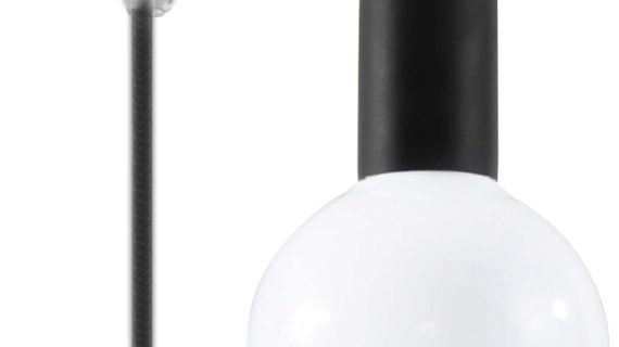 miniaturka NOLAN Czarna Lampa Stal Styl Minimalistyczny