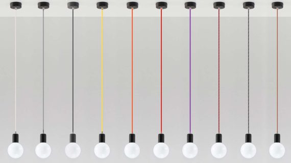 miniaturka NOLAN Czarna Lampa Stal Styl Minimalistyczny