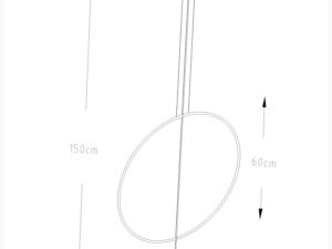 miniaturka Lampa Wisząca HYBRIS 1 Czarna Design Minimalistyczny