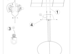 miniaturka Lampa Wisząca HYBRIS 1 Czarna Design Minimalistyczny