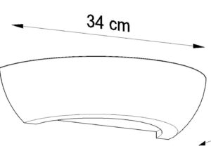 miniaturka Funkcjonalny Kinkiet Ceramiczny OLIVIA