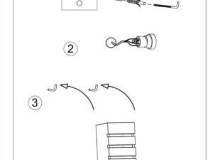 miniaturka Designerski Kinkiet z Efektownymi Otworami SPIRIT