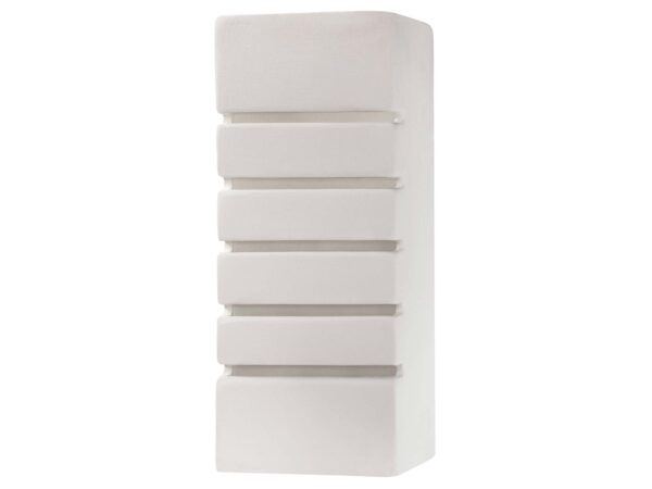 Ceramiczna lampa ścienna z poziomym podświetleniem – nowoczesny wzór