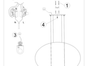 miniaturka HYBRIS 2 Czarna Lampa Stal Styl Loftowy
