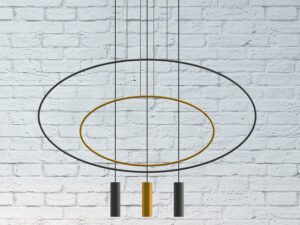 miniaturka HYBRIS 2 Czarna Lampa Stal Styl Loftowy