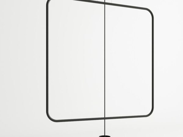 Zbliżenie na eleganckie zawieszenie nowoczesnej lampy wiszącej