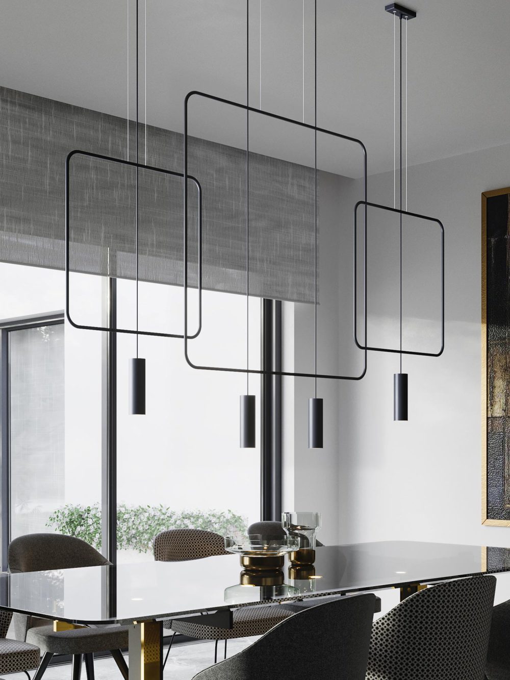 Lampa Wisząca Surowa Geometria RADIUS 1 - obrazek 4