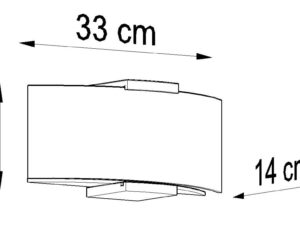miniaturka Kinkiet z Drewna Rustykalny QUINTUS