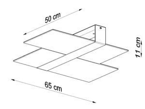 miniaturka Plafon do delikatnego oświetlenia MASSIMO